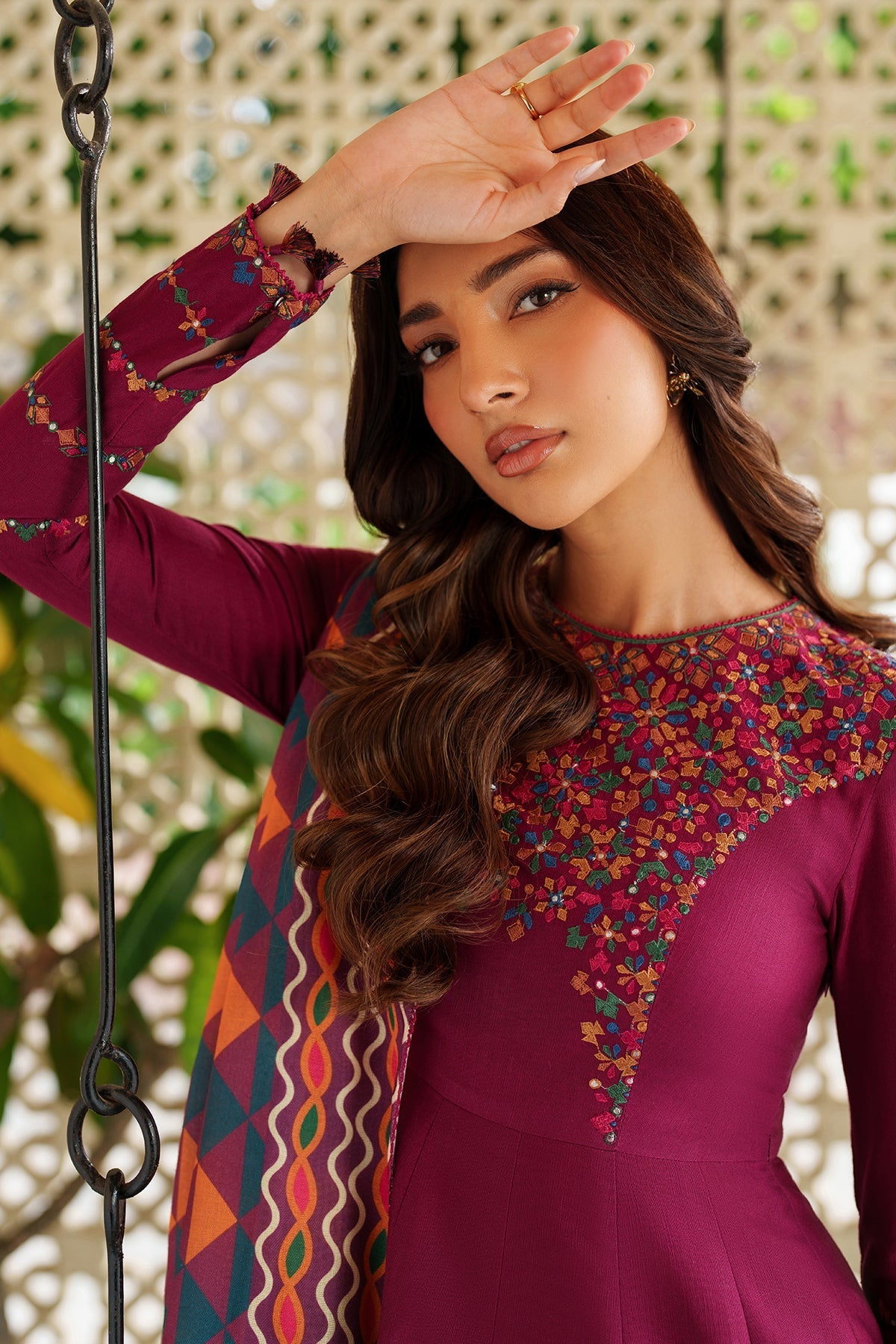 Best Selling - PINK PEARL 3PC EMBROIDERED DRESS