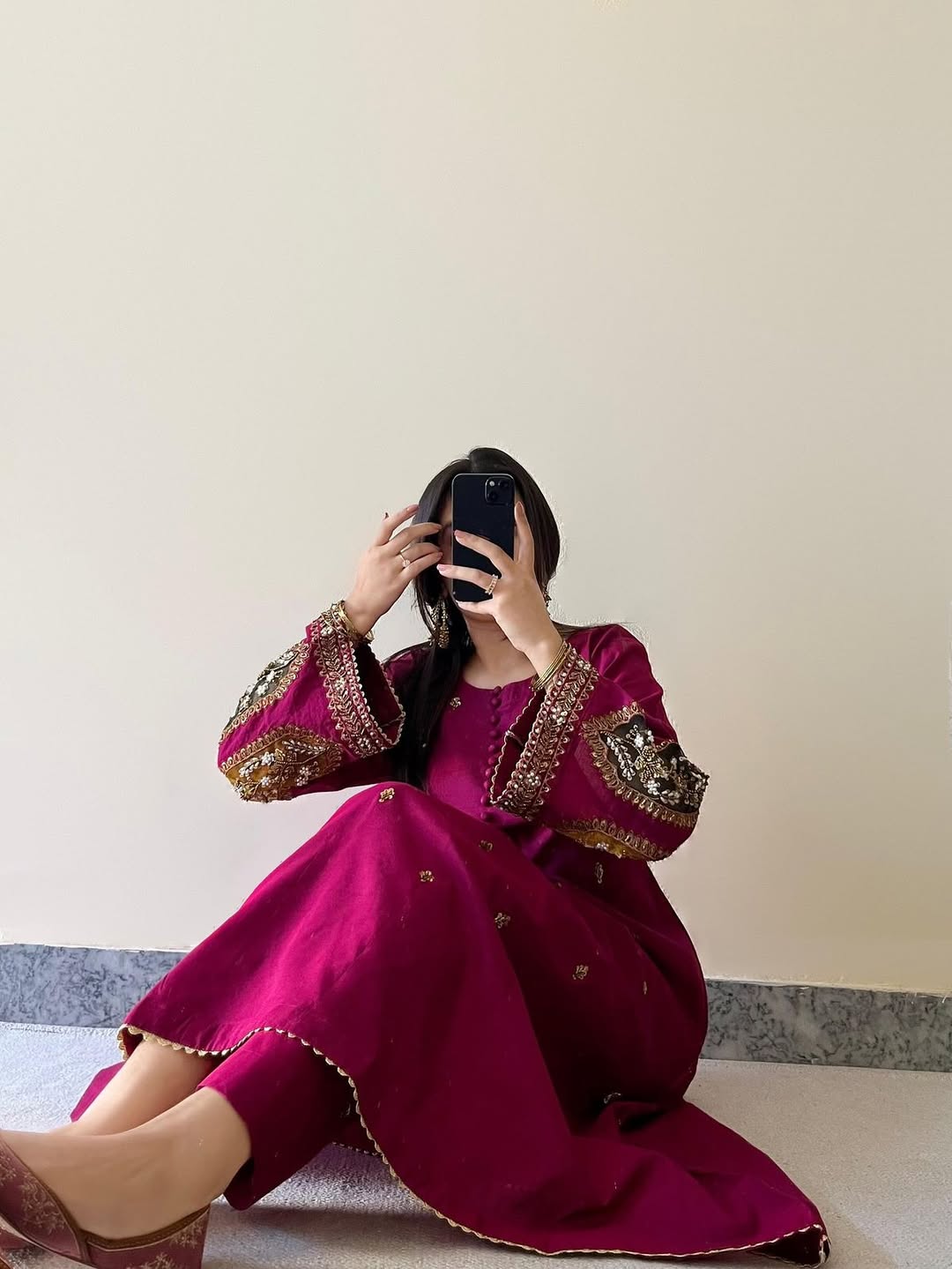 Best Selling - ZIRCON 2PC EMBROIDERED DRESS