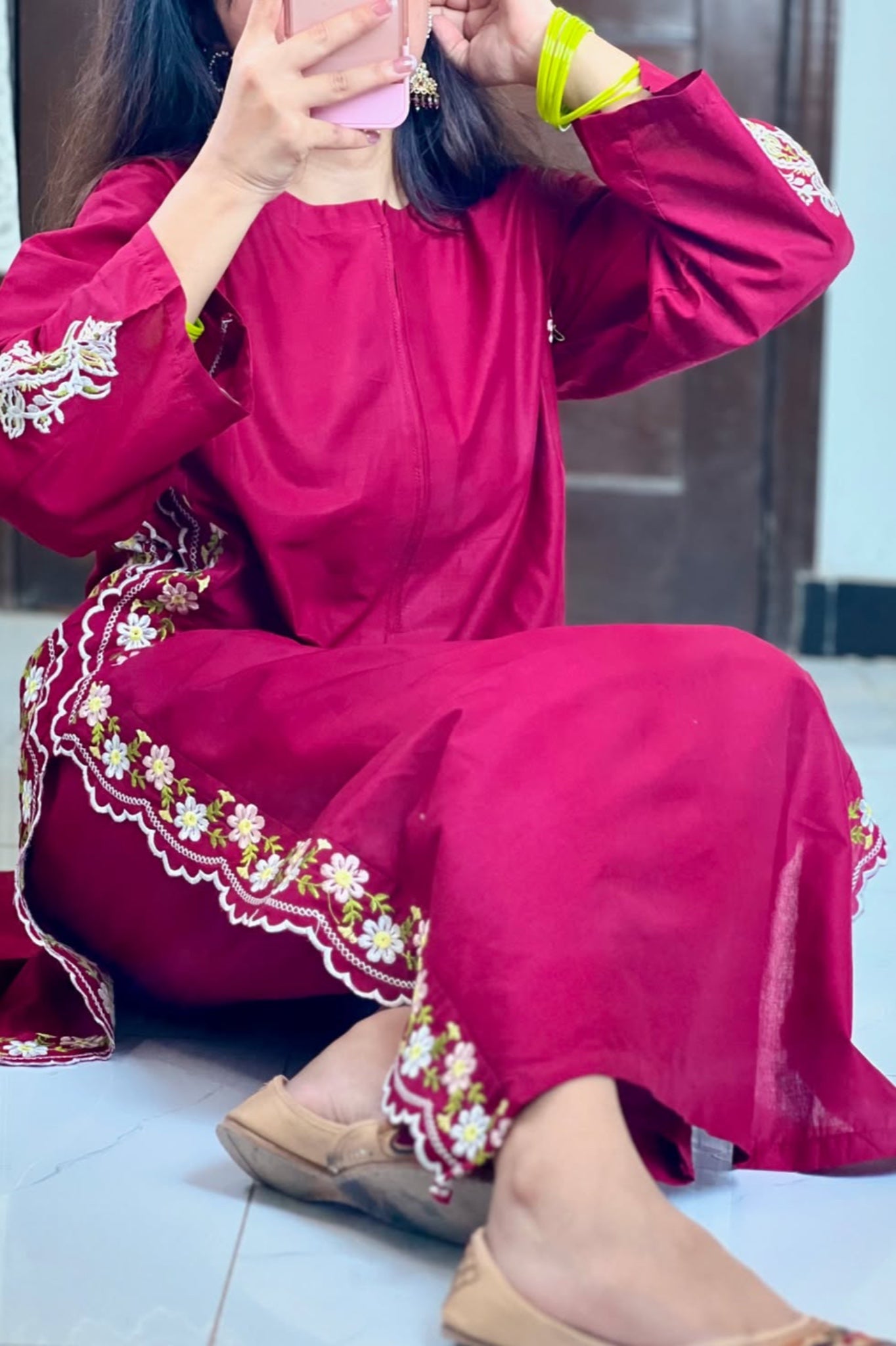 NEW ARRIVAL-MEHRUN 2PC EMBROIDERED PRET