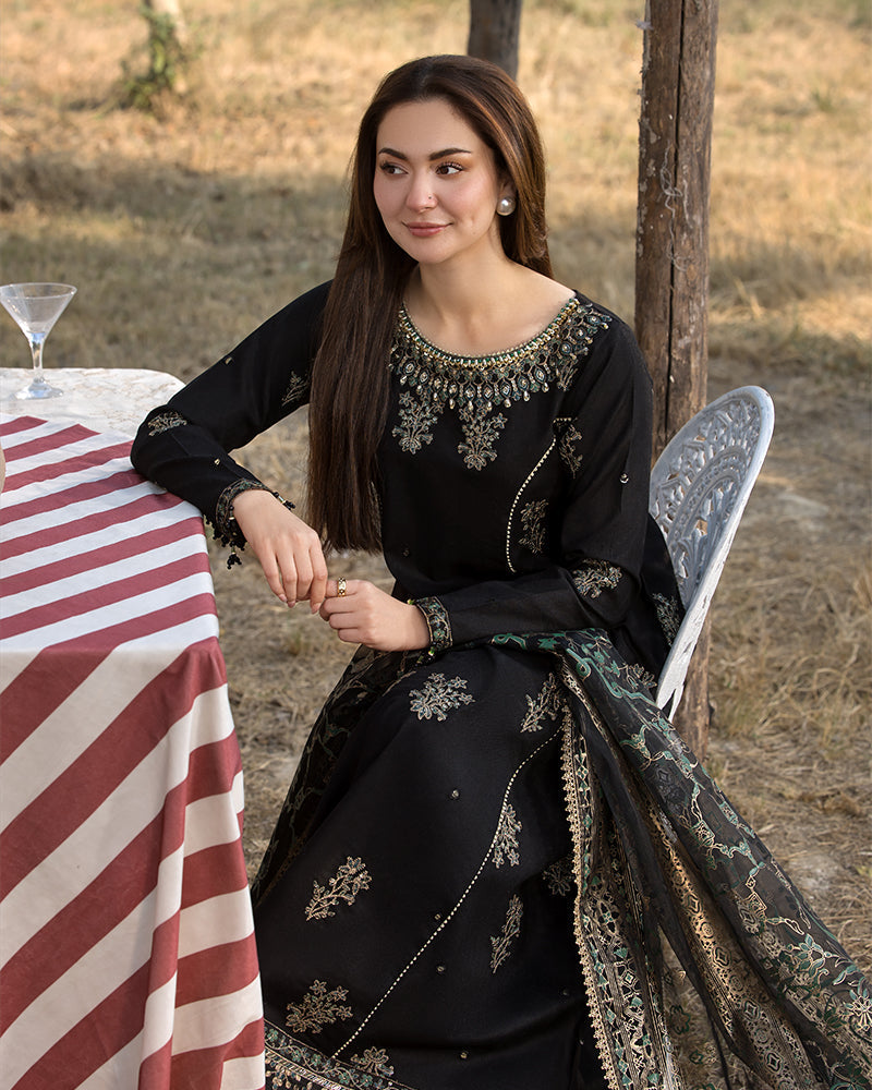 Best Selling - ALAYA 3PC EMBROIDERED DRESS