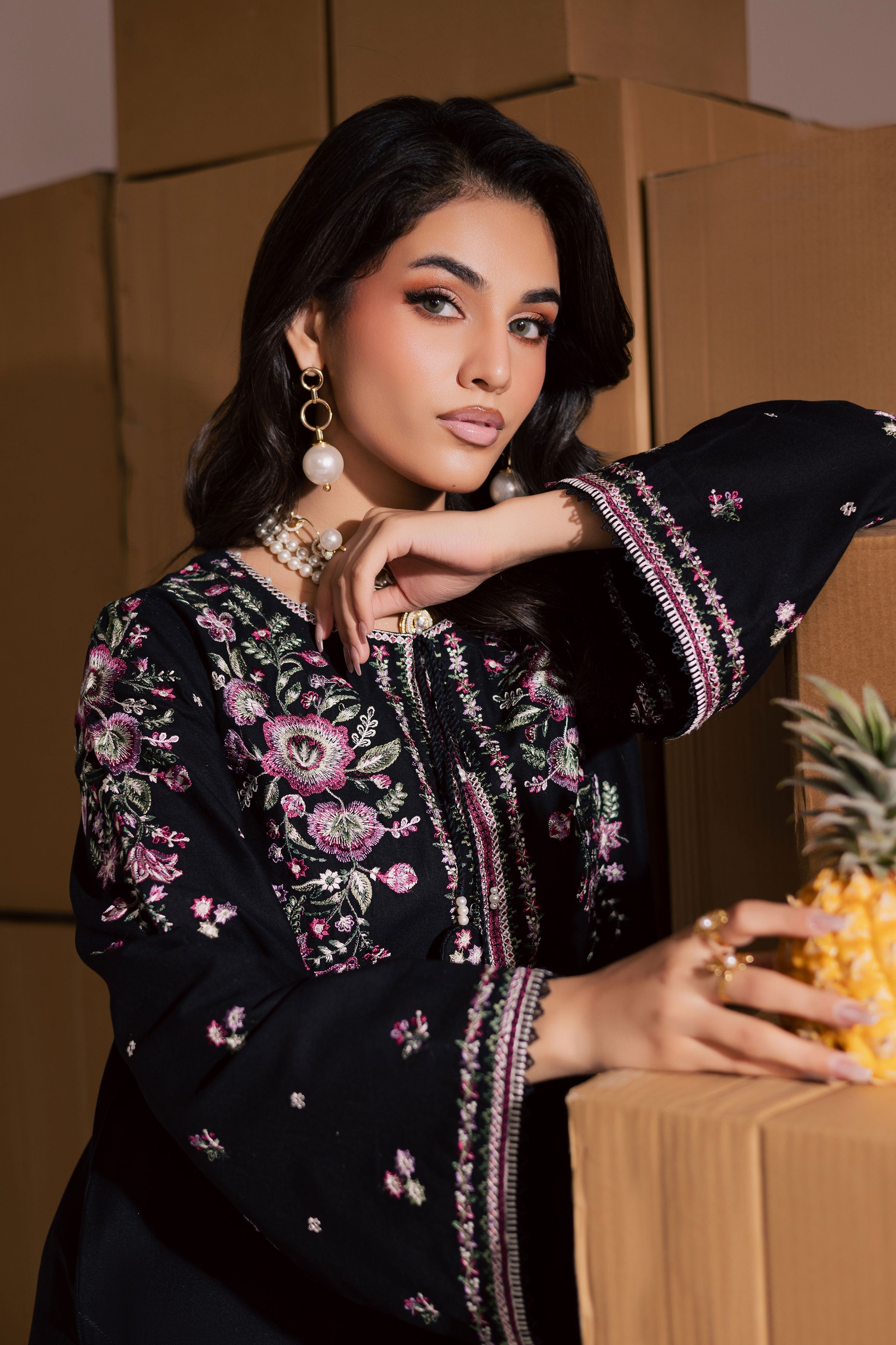 Best Selling - DEEJO 2PC EMBROIDERED DRESS