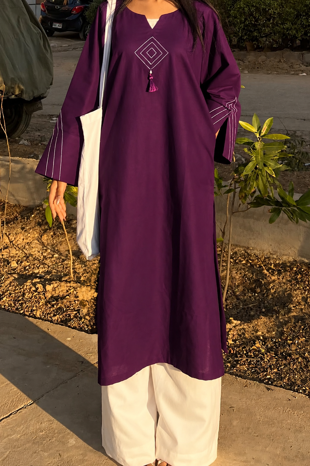 NEW ARRIVAL-PLUM AURA 2PC SOLID