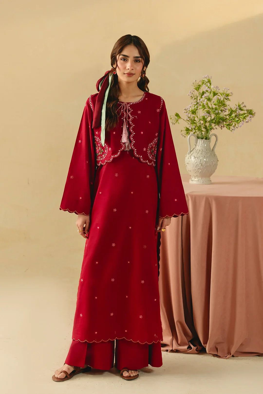 BEST SELLING - ROSELLE 3PC EMBROIDERED DRESS