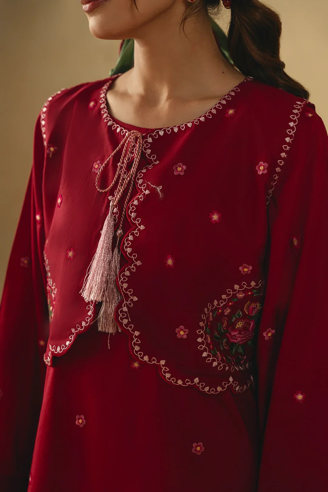BEST SELLING - ROSELLE 3PC EMBROIDERED DRESS