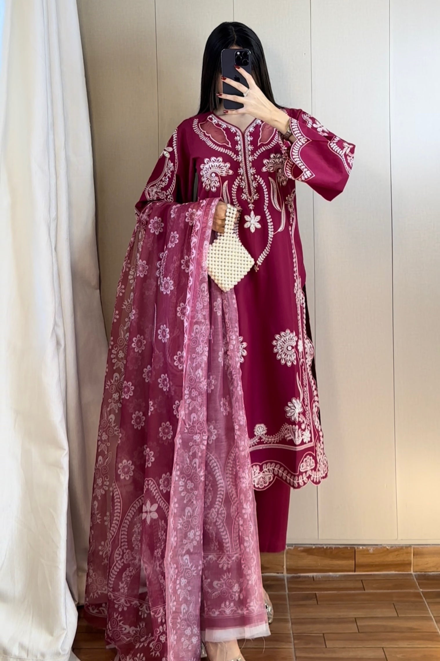 Best Selling - RUBY 3PC EMBROIDERED DRESS