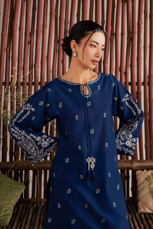 BEST SELLING - BLUE NAIROBI 2PC EMBROIDERED DRESS