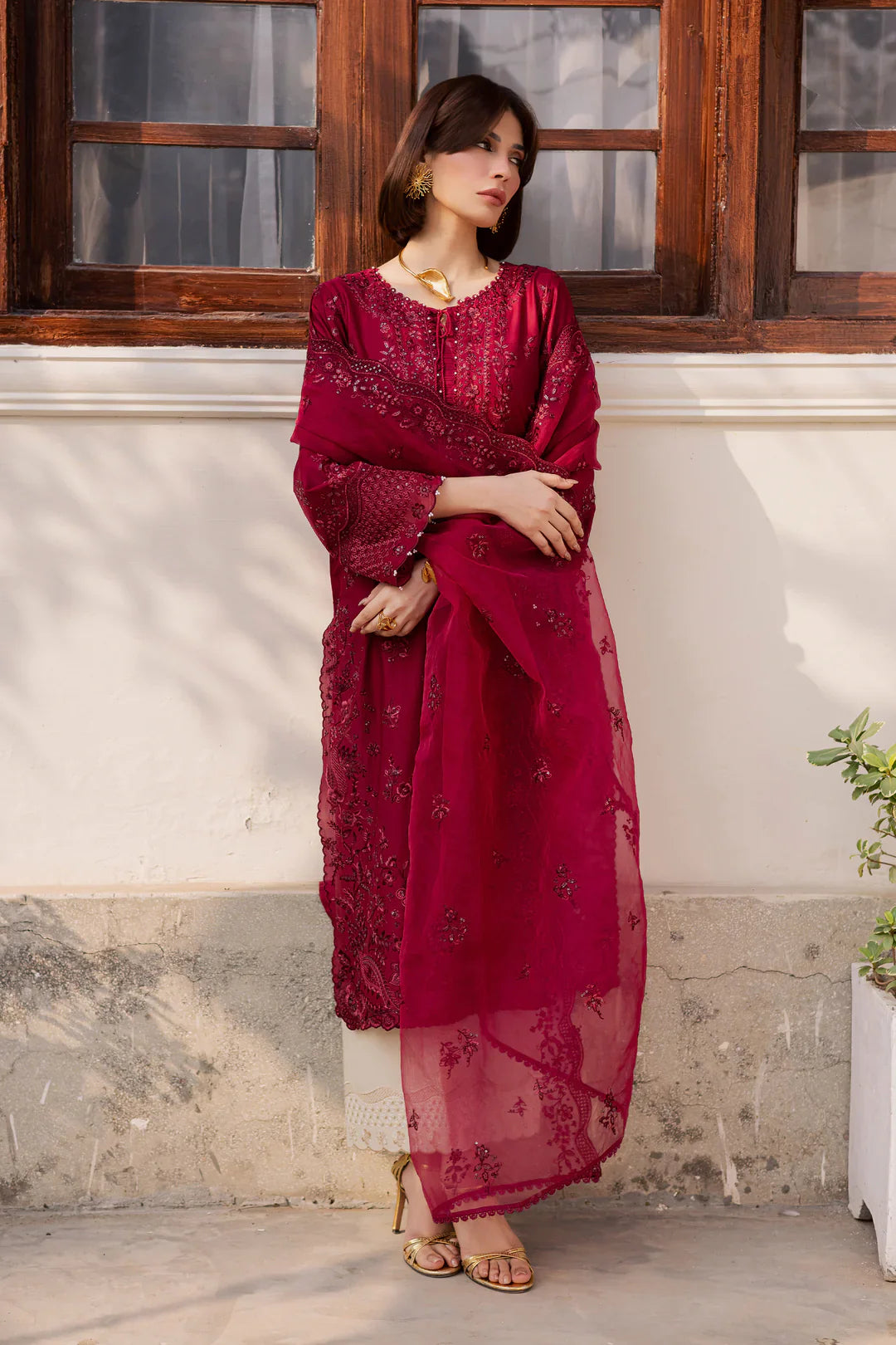 Best Selling - ECUADOR 3PC EMBROIDERED DRESS