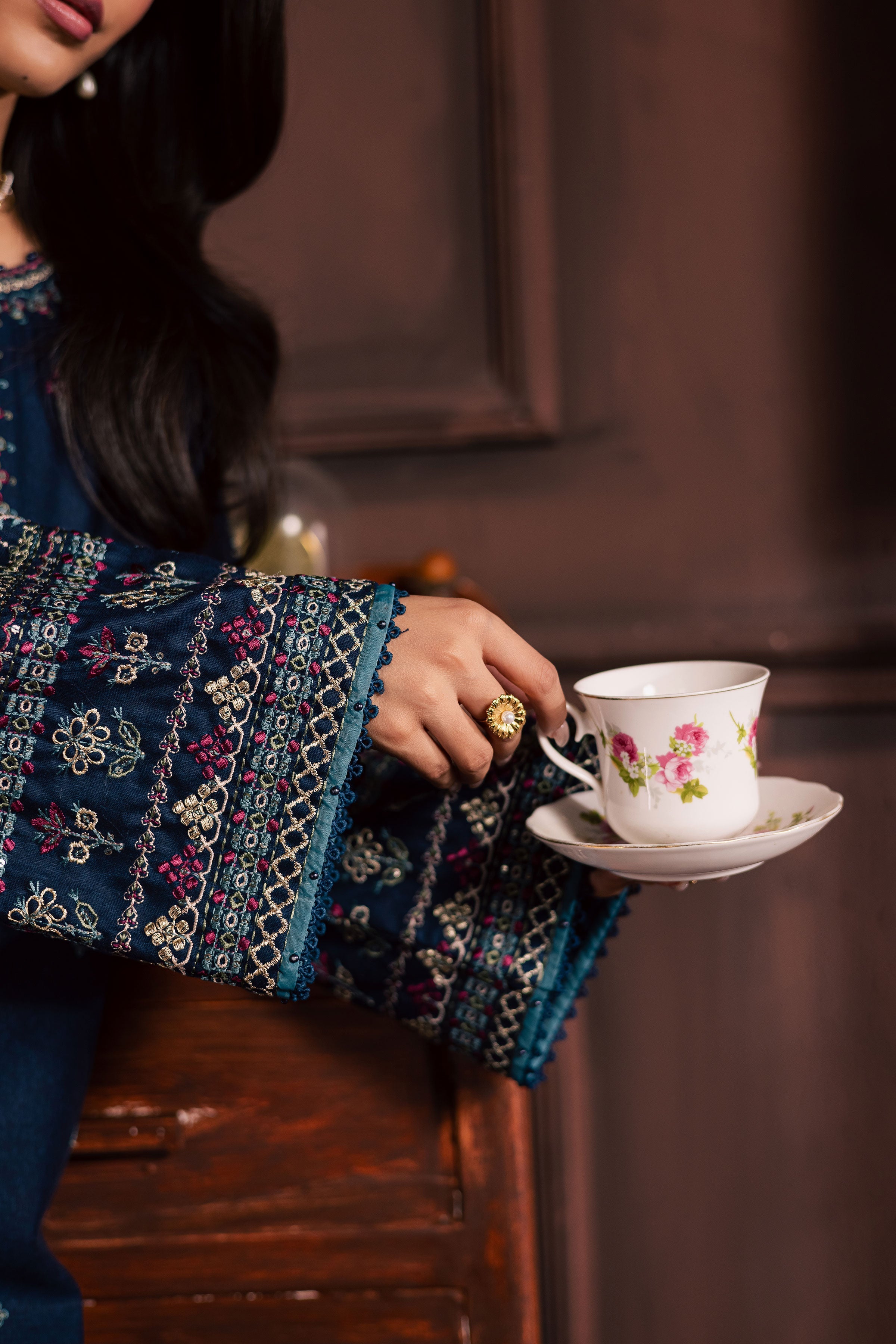 Best Selling - SHAJJAR 2PC EMBROIDERED DRESS