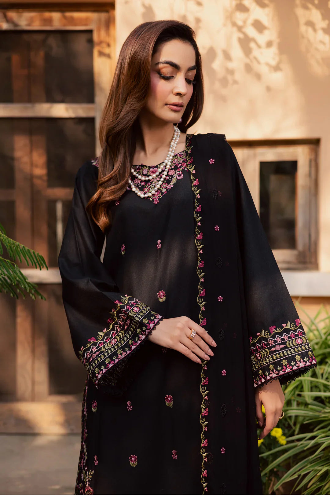 Best Selling - VAREHA 3PC EMBROIDERED DRESS