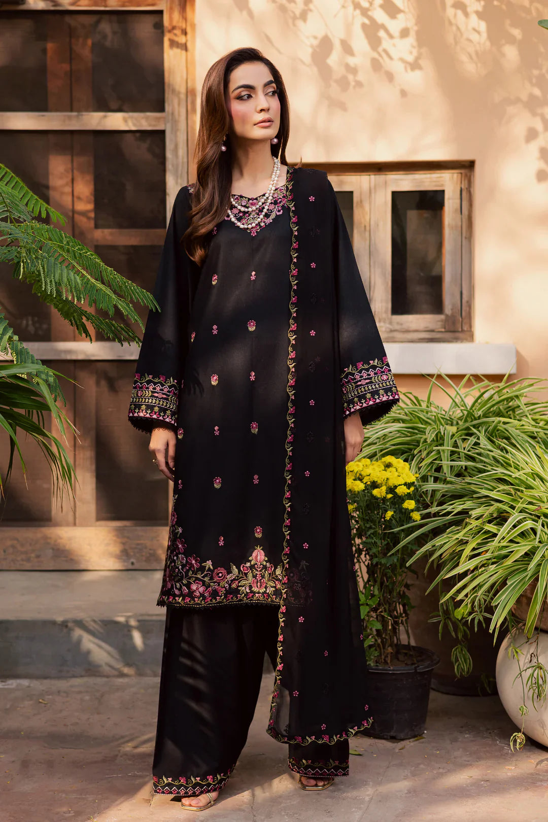 Best Selling - VAREHA 3PC EMBROIDERED DRESS