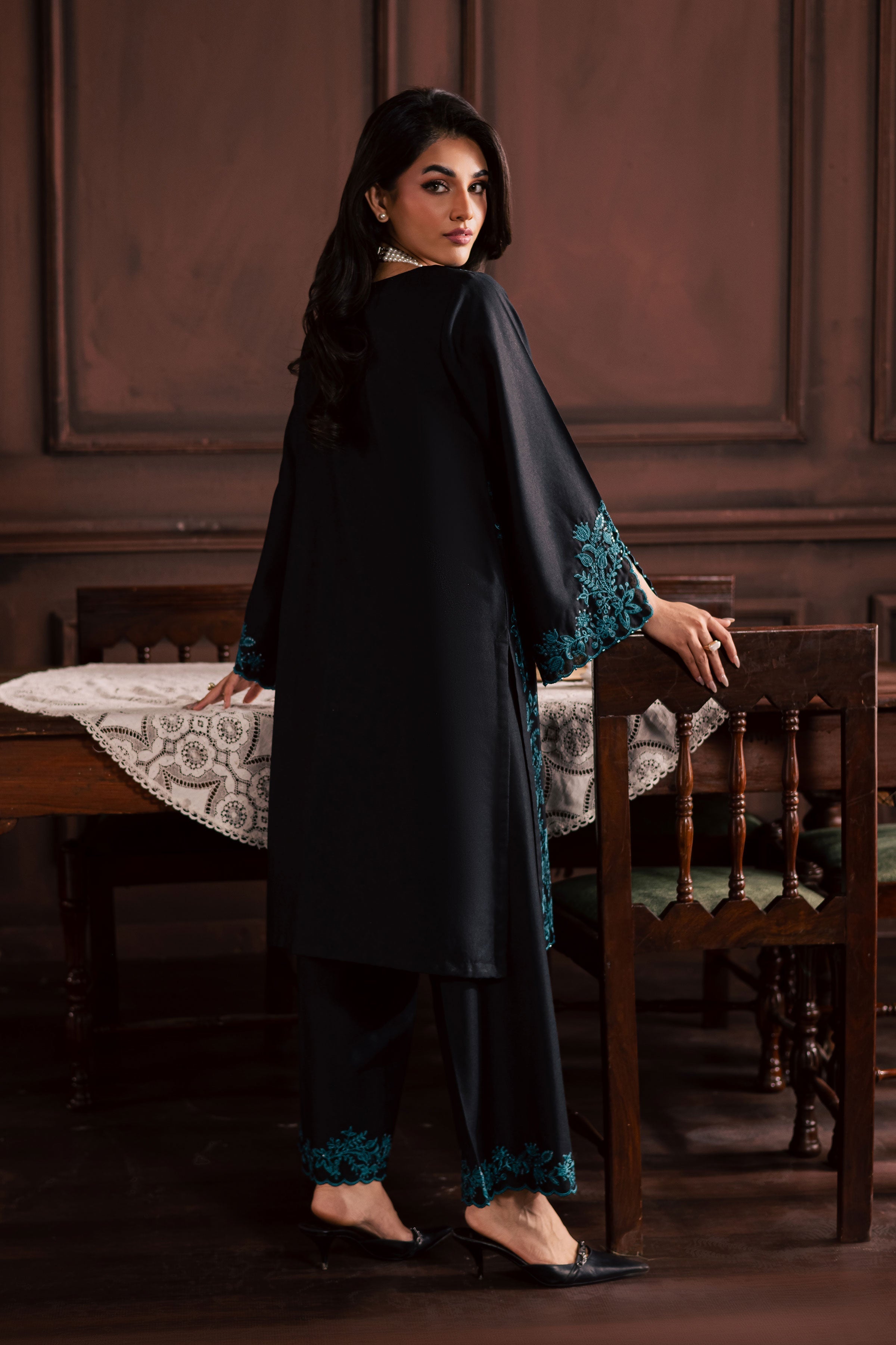 Best Selling - DREAMBOAT 2PC EMBROIDERED DRESS