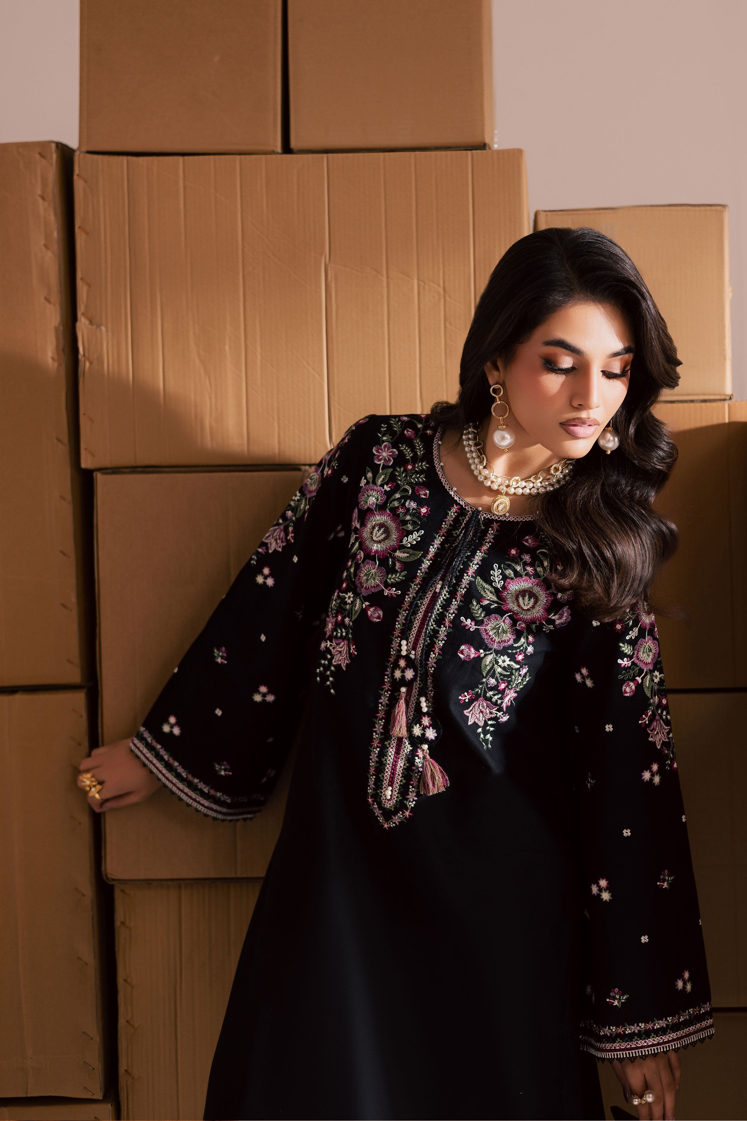 Best Selling - DEEJO 2PC EMBROIDERED DRESS