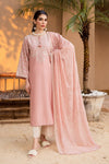 Best Selling - PINK PASHMINA 3PC EMBROIDERED DRESS