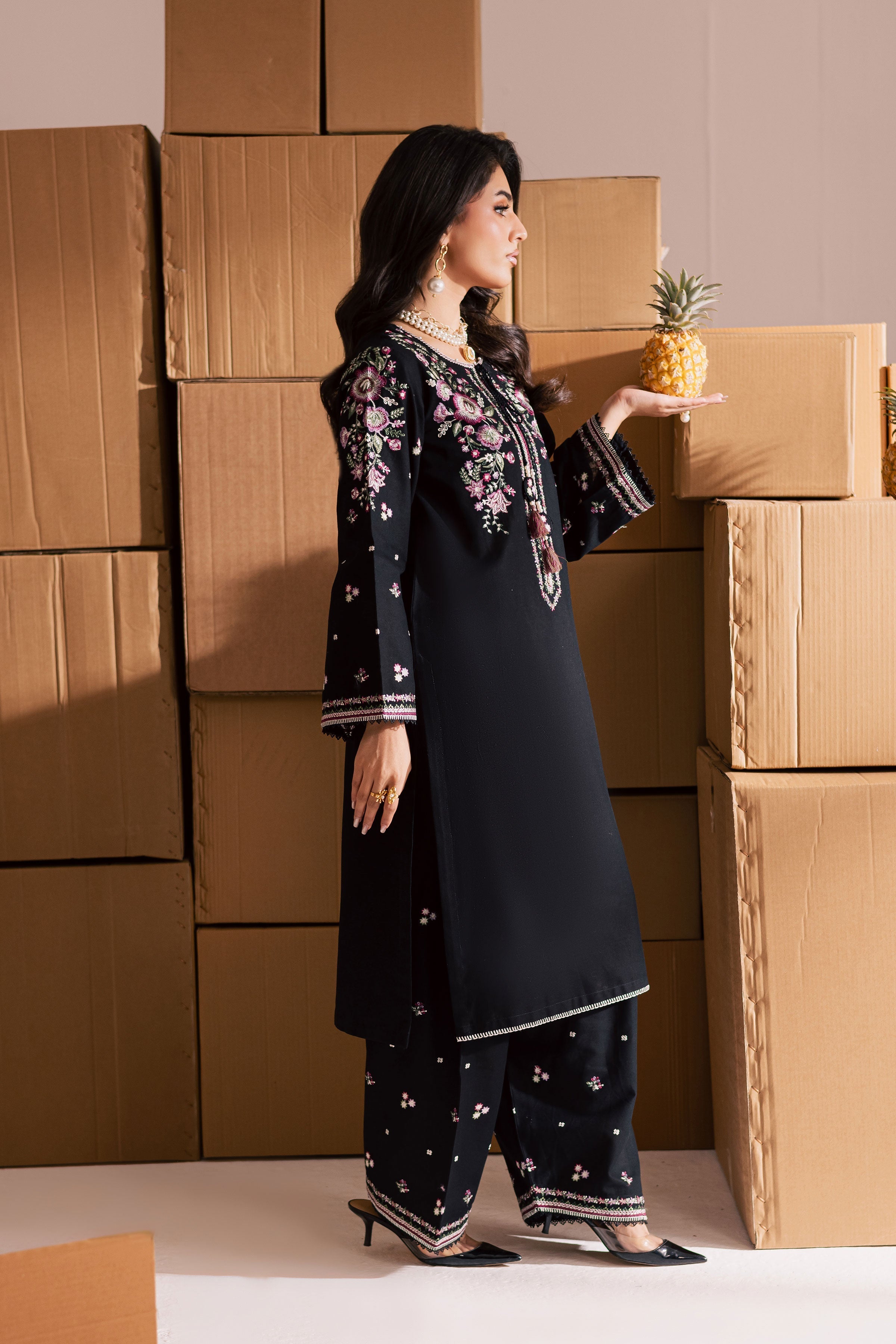 Best Selling - DEEJO 2PC EMBROIDERED DRESS
