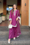BEST SELLING - ERELIS 3PC EMBROIDERED DRESS
