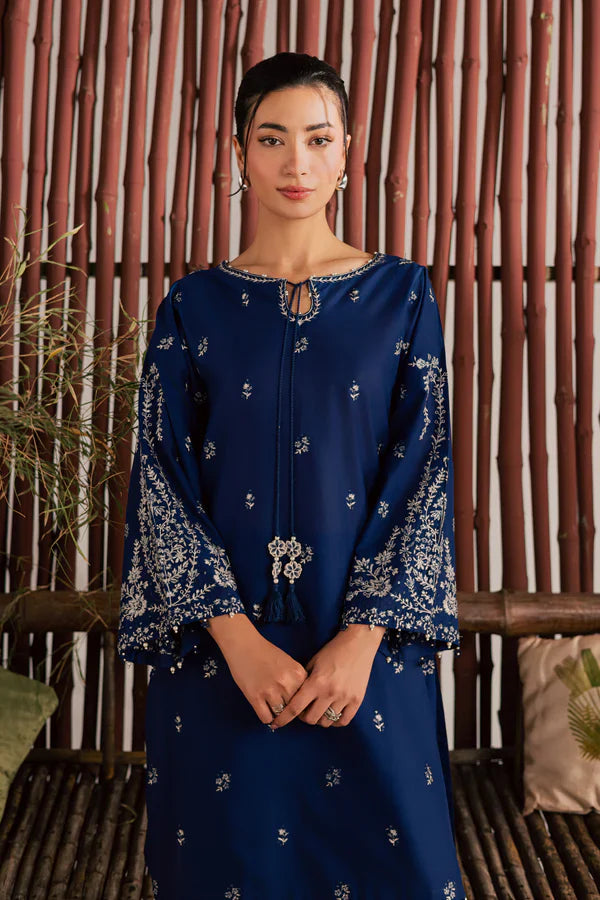 BEST SELLING - BLUE NAIROBI 2PC EMBROIDERED DRESS